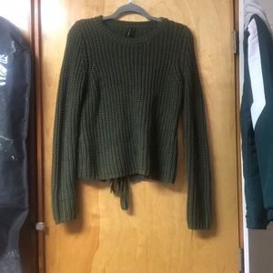 Green sweater